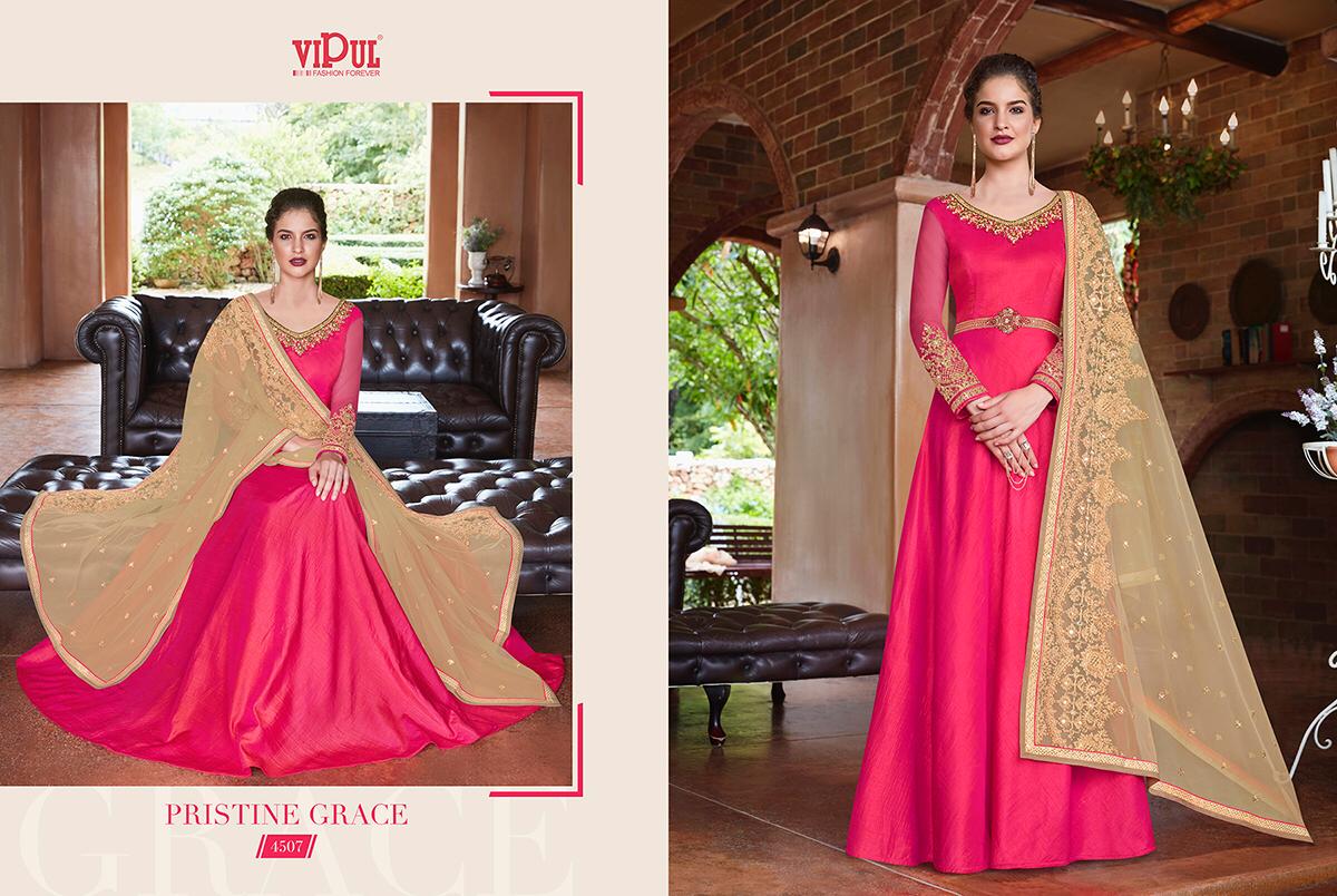 VIPUL-DCAT 45 Heavy Embroidered Anarkali Salwar Kameez VIPUL-DCAT 45 Heavy Embroidered Anarkali Salwar Kameez